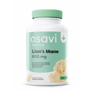 Osavi Lion's Mane, 600 mg, 60 rastlinných kapsúl