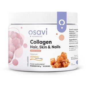 Osavi Collagen Hair, Skin & Nails, Salted Caramel, kolagén prášok zdravé vlasy, pleť a nechty, slaný karamel, 150 g Výživový doplnok
