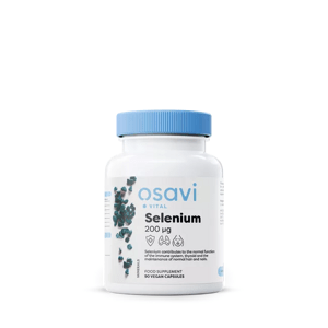 Osavi Selenium, Selén, 200 μg, 90 rastlinných kapsúl doplnok stravy