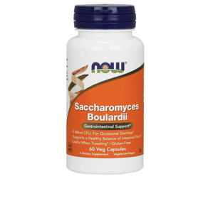 NOW® Foods NOW Saccharomyces Boulardii, probiotiká, 60 vegan kapsúl Výživový doplnok