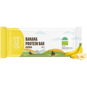 BrainMax Pure Protein Bar, Proteínová tyčinka, Banán, BIO, 60 g *CZ-BIO-001 certifikát