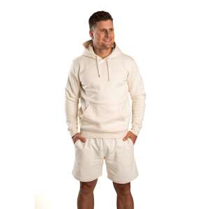 BrainMax unisex mikina s kapucňou z BIO bavlny, béžová Veľkosť: XL