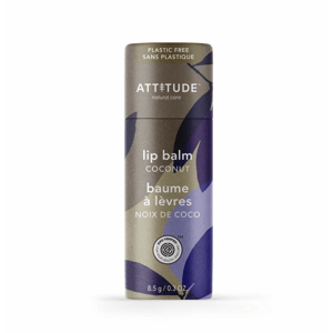 Attitude - Prírodný balzam na pery Leaves bar s vôňou kokosu, 8,5 g