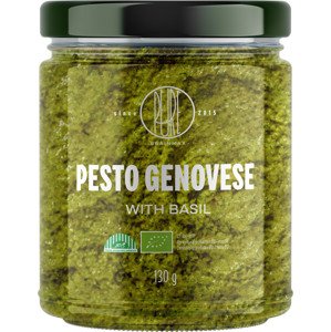 BrainMax Pure  Pesto Genovese, bazalkové pesto, BIO Objem: 950 g Pesto z bazalky s extra panenským olivovým olejom a píniovými orieškami / *CZ-BIO-001 certifikát