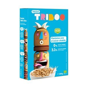 Smileat BIO cereální kroužky bez přidaného cukru 300g