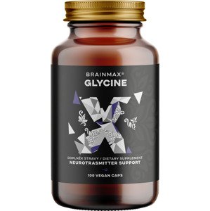 BrainMax Glycin 975 mg, 100 rastlinných kapsúl Doplnok stravy