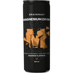 BrainMax Magnesium drink 375 mg, horčík, 330 ml Príchuť: Čerešňa Osviežujúci napoj s obsahom magnézia malátu, doplnok stravy