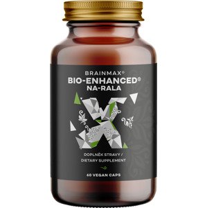 BrainMax BIO-ENHANCED® Na-RALA, 60 rastlinných kapsúl Extrémne silný komplex extraktov pre zdravie a prečistenie pečene, doplnok stravy