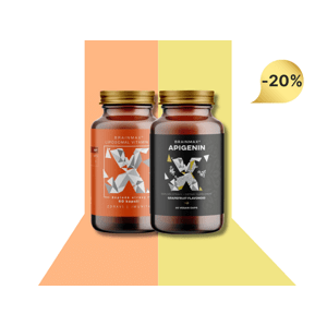BrainMax BrainMax Liposomal Vitamin C 500 mg, 60 rastlinných kapsúl+BrainMax Apigenin, 300 mg, 60 kapsúl