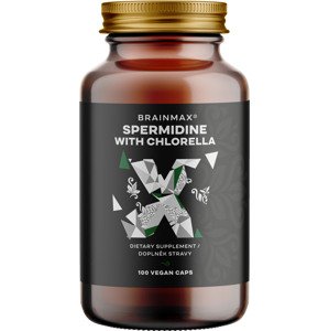 BrainMax Spermidine Chlorella, 100 rastlinných kapsúl