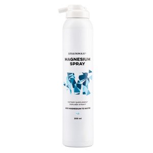BrainMax Magnesium v spreji, 200 ml Horčík v tekutej forme pre pridanie do vody, 100 dávok, doplnok stravy