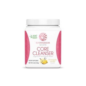 Sunwarrior Shape Core Cleanser, Trávicí směs, Ananas a Vanilka, 270 g Výživový doplnok