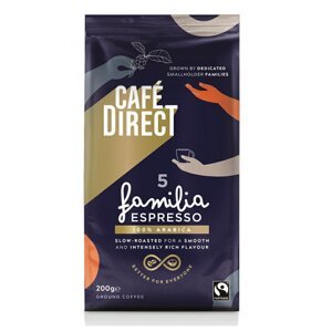 Cafédirect Familia Espresso SCA 82 mletá káva, 200g