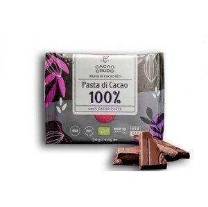 Cacao Crudo Raw Horká čokoláda 100%, BIO, 30 g *IT-BIO-006 certifikát