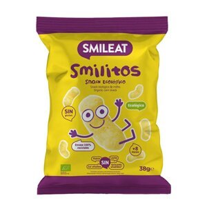 Smileat kukuričné ​​chrumky s extra panenským olivovým olejom 8M+, BIO, 38 g
