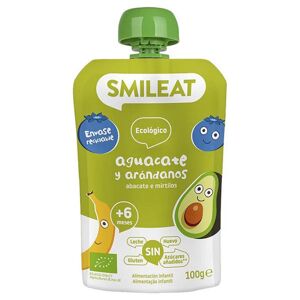 Smileat vrecko jablko, banán, avokádo a čučoriedky 6M+, BIO, 100 g