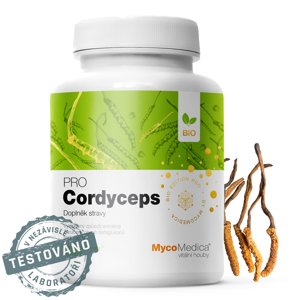 MycoMedica - Cordyceps PRO, 90 rastlinných kapsúl Výživový doplnok