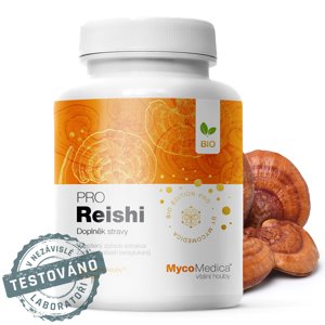 MycoMedica - Reishi PRO, 90 rastlinných kapsúl Výživový doplnok