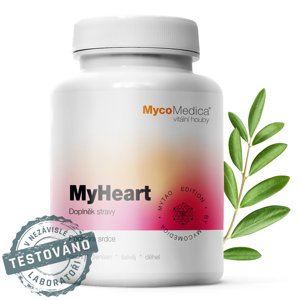 MycoMedica - MyHeart, podpora srdca, 90 rastlinných kapsúl Výživový doplnok