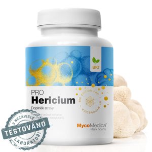 MycoMedica - Hericium PRO, 90 rastlinných kapsúl Výživový doplnok
