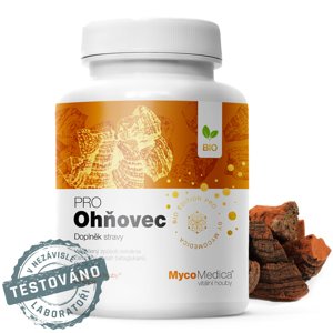 MycoMedica - Ohňovec PRO, 90 rastlinných kapsúl Výživový doplnok