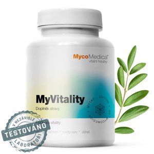 MycoMedica - MyVitality, podpora vitality, 90 rastlinných kapsúl Výživový doplnok