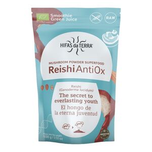 Hifas da Terra ReishiAntiOx, BIO, 100 g Výživový doplnok