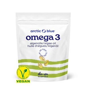 Arctic Blue Vegan Omega 3 Algae, 420 mg DHA, 140 mg EPA, 90 kapsúl Výživový doplnok