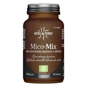 Hifas da Terra Mico-Mix (Reishi, Maitake, Shiitake), BIO, 70 kapsúl Výživový doplnok