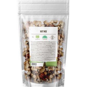 BrainMax Pure Nut Mix, BIO, 100 g Zmes BIO pekanových, kešu a lieskových orechov s mandľami, *CZ-BIO-001 certifikát