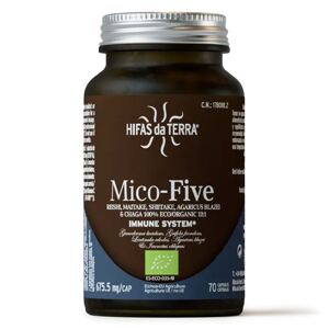 Hifas da Terra Mico-Five, podpora imunity, BIO, 70 kapsúl Výživový doplnok