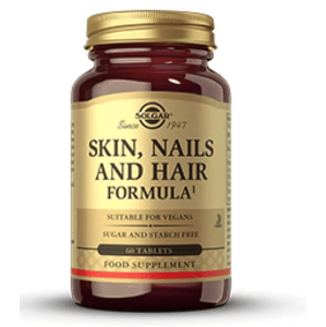 Solgar Skin, Nails and Hair Formula, zdravá pleť, nechty a vlasy, 60 tabliet