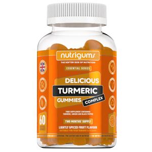 Nutrigums Turmeric Complex, extrakt z kurkumy, 60 želé cukríkov Výživový doplnok