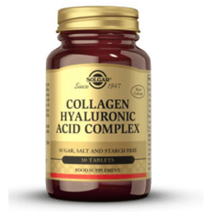 Solgar Collagen Hyaluronic Acid Complex, kolagén a kyselina hyalurónová, 30 tabliet
