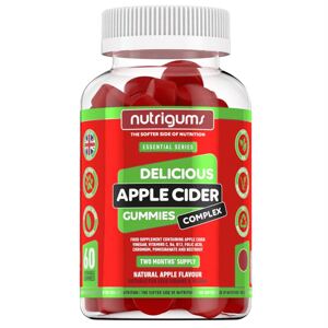 Nutrigums Apple Cider Complex, jablčný ocot, 60 želé cukríkov Výživový doplnok
