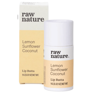 Raw Nature Raw Nature, Natural Lip Balm, Prírodný balzam na pery, Citrón, 9 g