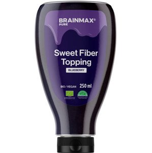 BrainMax Pure BraiMax Pure Sweet Fiber Topping, topping, BIO, 250 ml Príchuť: Borůvka Jemný toping s príchuťou v BIO kvalite / *CZ-BIO-001 certifikát