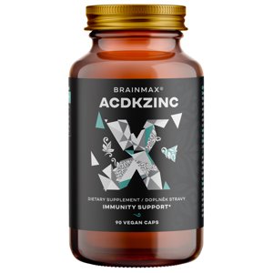 BrainMax ACDKZINC, 90 rostlinných kapslí Kľúčové vitamíny a minerály pre silnú imunitu, 90 dávok, doplnok stravy