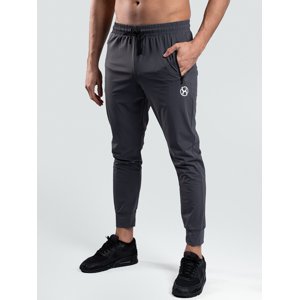BrainMax pánské sportovní kalhoty BASIC, šedé Veľkosť: XL