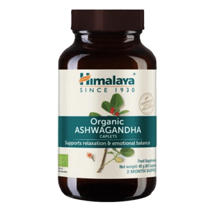 Himalaya Herbals Himalaya Ashwagandha (Ašvaganda), BIO, 60 kapsúl Výživový doplnok