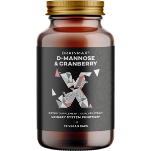BrainMax D-Mannose & Cranberry, 90 rostlinných kapslí
