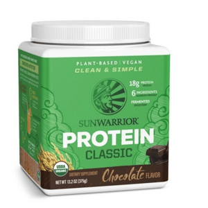Sunwarrior Classic Protein, čokoláda, 375 g Výživový doplnok