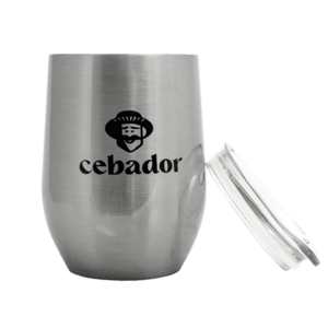 Verde Mate TermoLid Cebador 350 ml, Stříbrný Nerezová kalabasa s viečkom