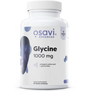 Osavi Glycine, glycin, 1000 mg, 60 rostlinných kapslí