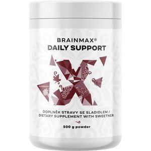 BrainMax Daily Support, malina, 500 g Komplexná výživa pre svaly a výkon, doplnok stravy