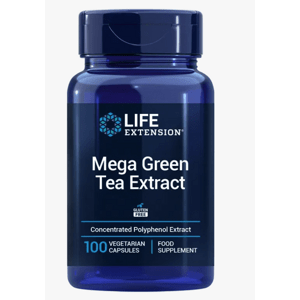 Life Extension Mega Green Tea Extract, extrakt zo zeleného čaju, 100 kapsúl, EU