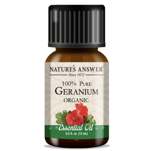 Nature's Answer Geranium Essential Oil, Gerániový esenciální olej, BIO, 15 ml