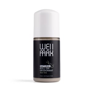 WellMax Natural Roll-on Deodorant, prírodný guličkový deodorant, unisex, aloe vera, 50 ml Prírodný dezodorant s extraktom z aloe vera, bez obsahu alkoholu a sódy