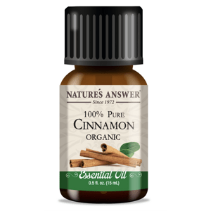 Nature's Answer Cinnamon Essential Oil, Skořice, esenciální olej, BIO, 15 ml