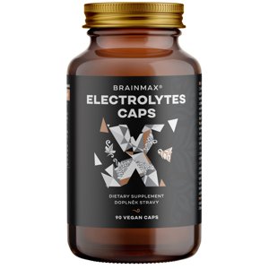 BrainMax Electrolytes Caps, 90 rastlinných kapsúl Elektrolyty a stopové prvky s vitamínom D3, doplnok stravy
